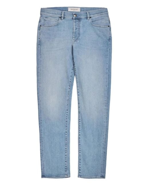 BARMAS Blue Cotton Jeans for men