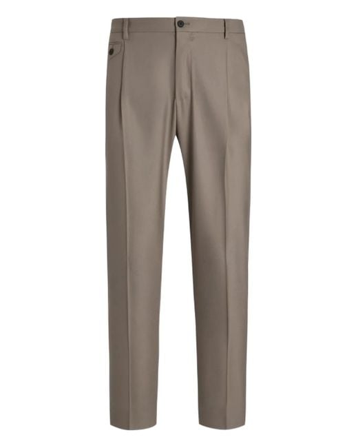 Dolce & Gabbana Gray Tailored Trousers for men