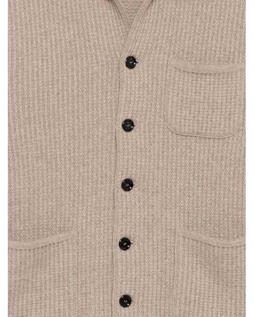 Lardini Natural Single-Breasted Jacket for men