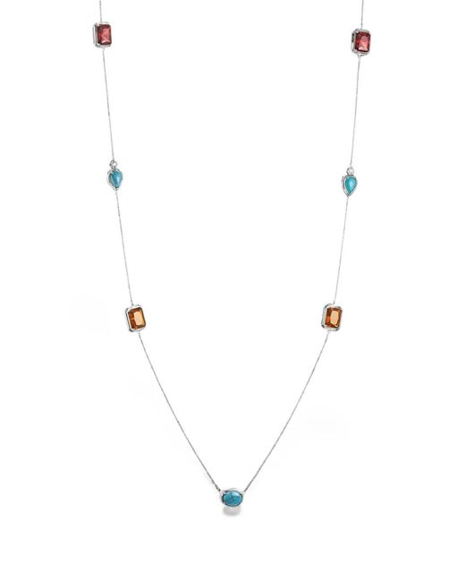 Thomas Sabo White Elyndra Halskette Mit Schmuckstein
