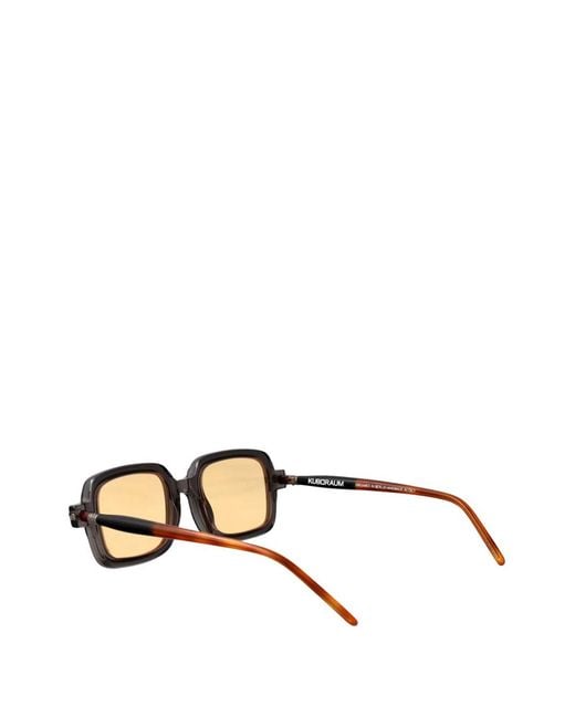 Kuboraum Natural Mask P2 Square-Frame Sunglasses for men