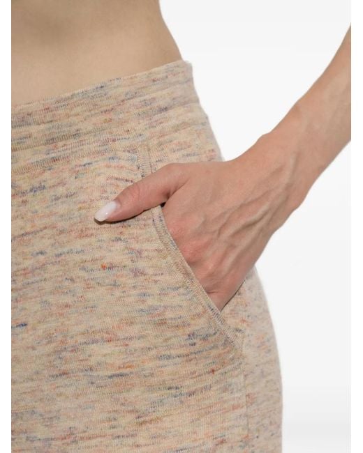 Isabel Marant Natural Kira Drawstring Track Pants