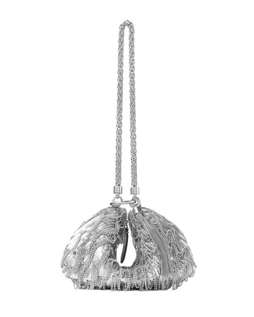 Jimmy Choo Callie Kleine Schoudertas in het Gray
