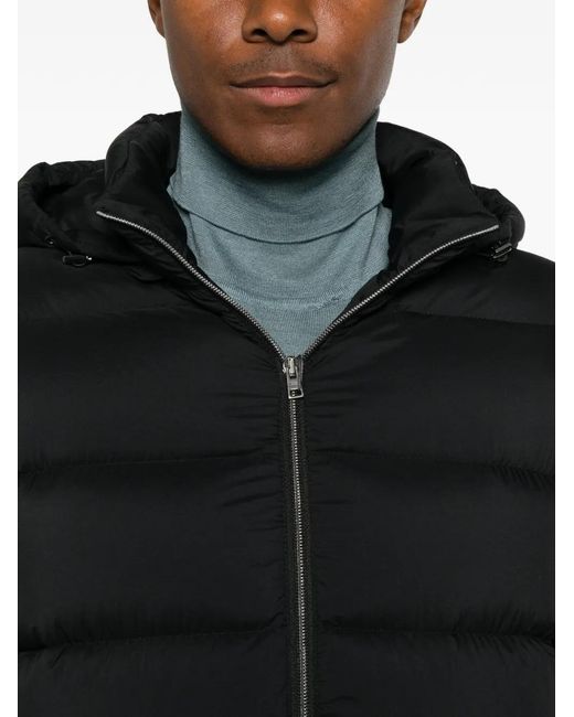 Doudoune À Capuche Herno pour homme en coloris Black