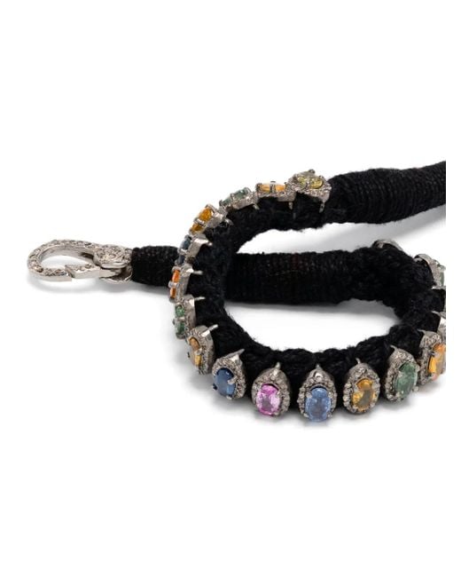 JIA JIA Metallic Sapphire Statement Bracelet