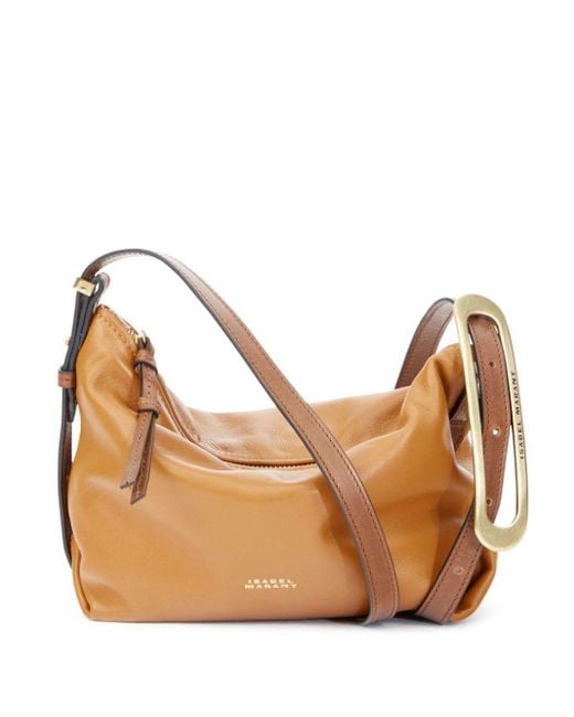 Isabel Marant Natural Mini Leyden Leather Shoulder Bag