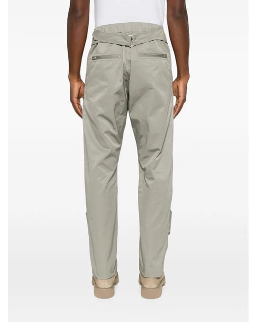Rick Owens Gray Webbing-Strap Zipped-Cuff Trousers for men