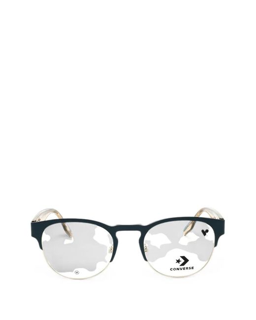 Converse Black Round-Frame Glasses for men