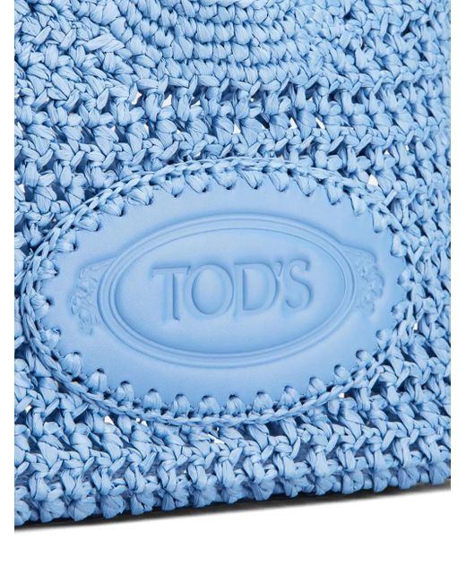 Tod's Blue Manici Tote Bag