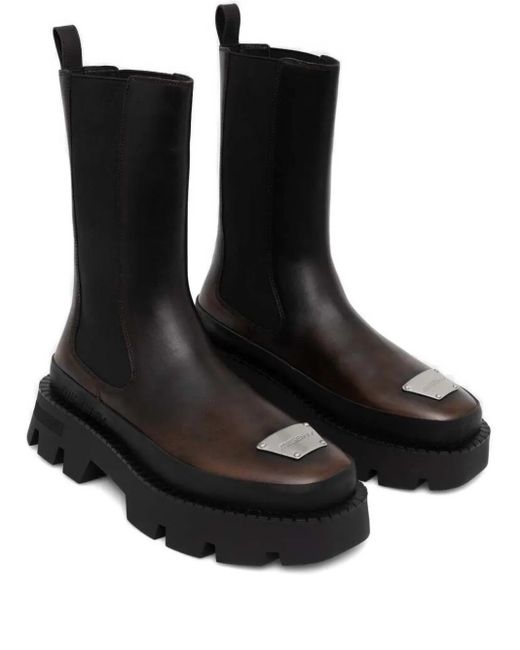 M I S B H V Black The 2000 Platform Chelsea Boots for men