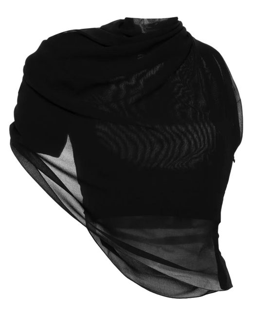 Jacquemus Black Draped Pablo Top