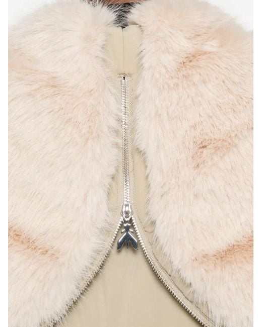 Patrizia Pepe Natural Zip-Up Bomber Jacket