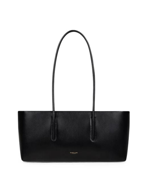 DeMellier London Black Stockholm Leather Shoulder Bag