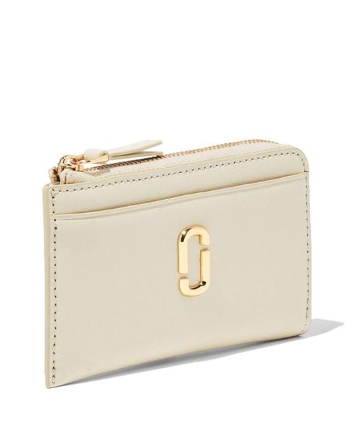 Marc Jacobs Natural The J Marc Top Zip Multi Leather Wallet