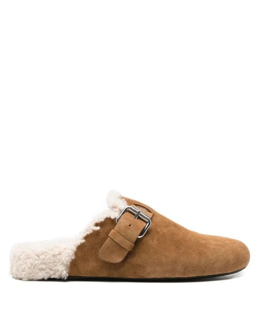 Mules À Détail De Boucle Isabel Marant en coloris Brown