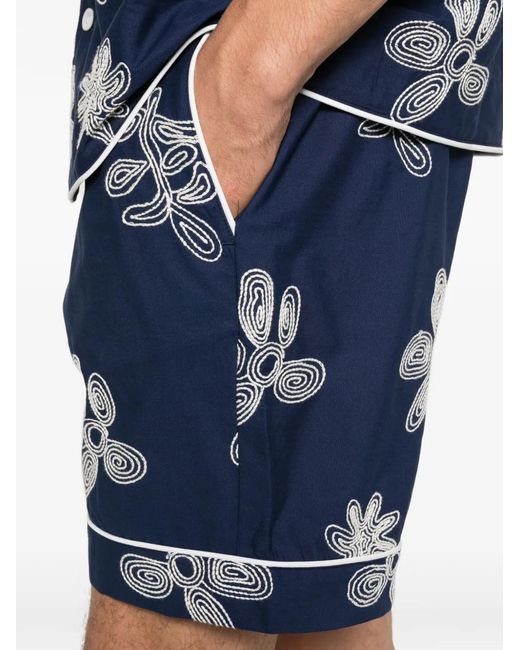 CHE Blue Flores Shorts for men