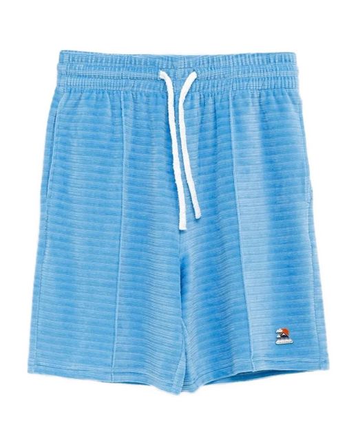 Striped drawstring shorts Casablanca de hombre de color Blue