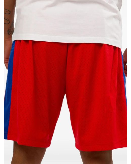 Mitchell & Ness Red Short De Sport X Nba Los Angeles Clippers for men