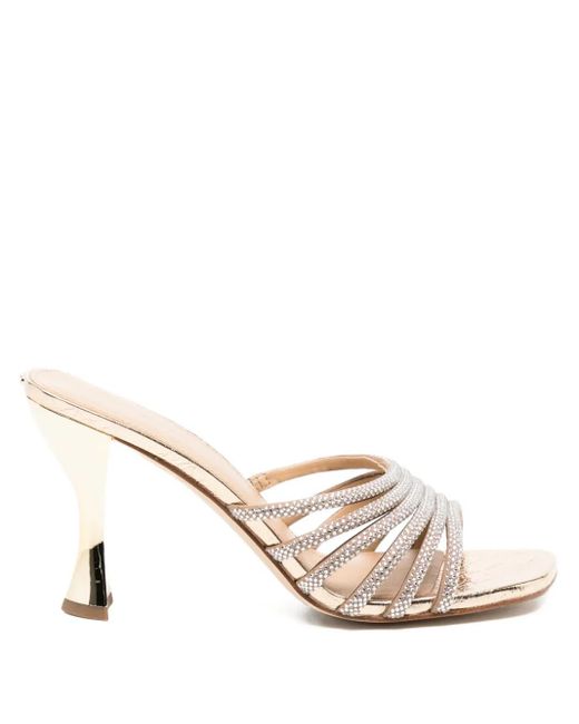 Michael Kors Natural 90Mm Haisley Sandals