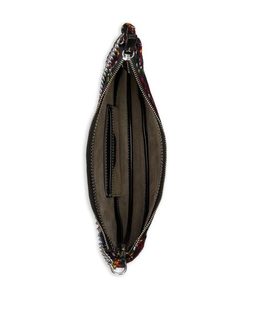 Polo Ralph Lauren White Mini Polo Id Tartan Chain Crossbody Bag