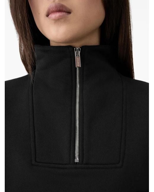 Jacquemus Black Zip-Up Sweatshirt