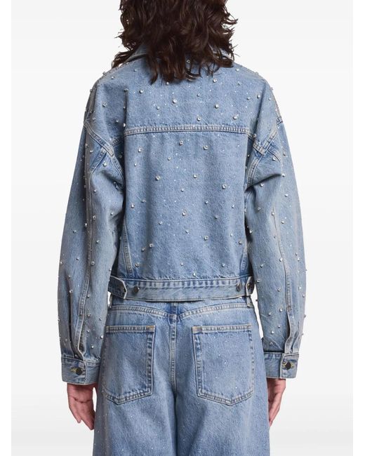 Hogan Blue Cotton Jacket