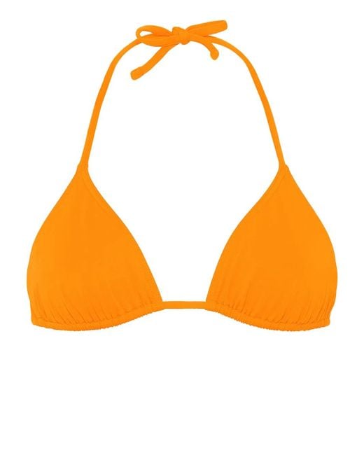 Eres Orange Haut De Bikini Mouna À Bonnets Triangles