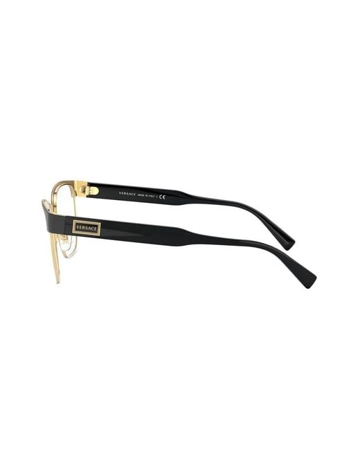 Versace Black Square-Frame Glasses for men