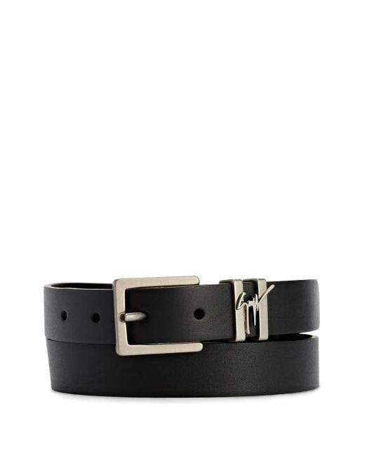 Giuseppe Zanotti Black Teodore Belt for men