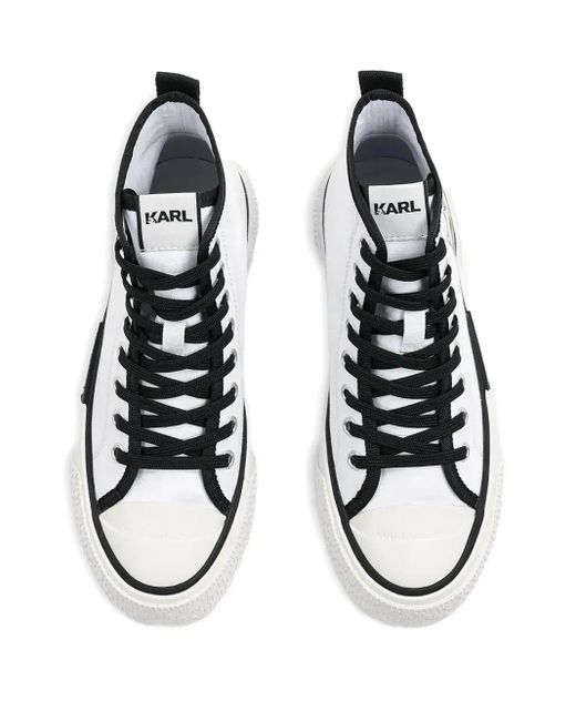 Karl Lagerfeld Black Kampus Max Iii Sneakers