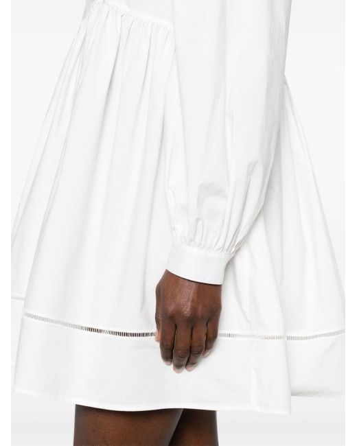 Claudie Pierlot Mini-jurk Met Print in het White
