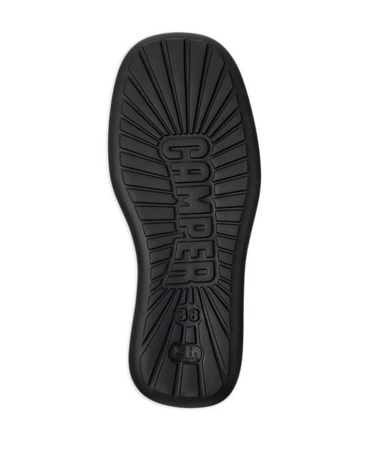 Camper White Boots Wavy Leather