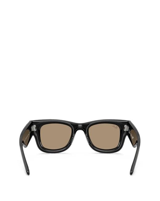Ray-Ban Black X A$Ap Rocky Wayfarer Puffer Crystal Edition Sunglasses