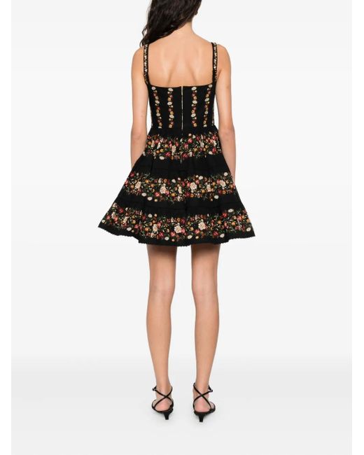 Agua Bendita Black Lima Minikleid mit Riemen