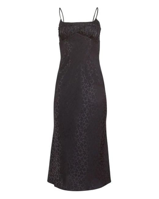 Fleur du Mal ジャカード ドレス Black