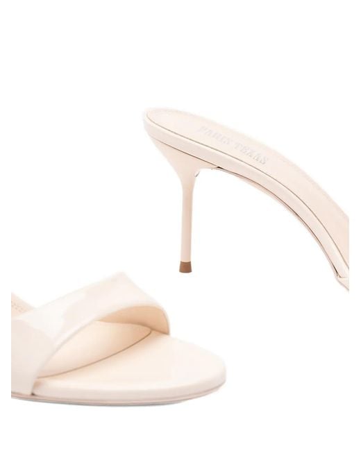 Paris Texas Natural Lidia Leather Mules