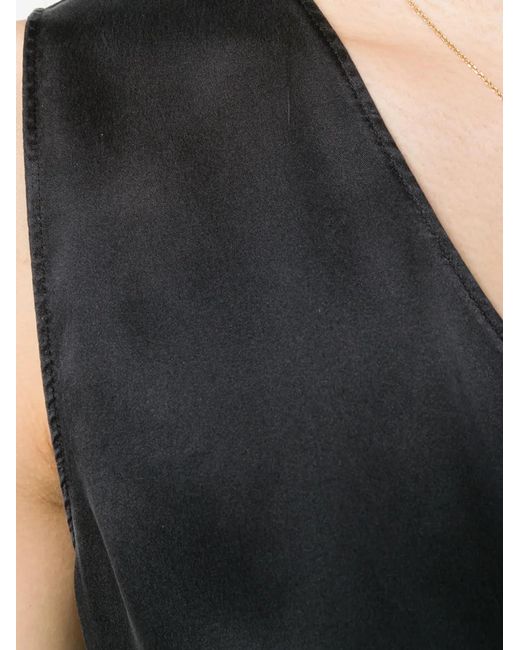 Antonelli Black Sleeveless Blouse
