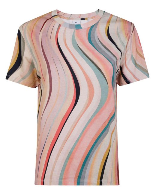 Paul Smith Pink Swirl T-Shirt
