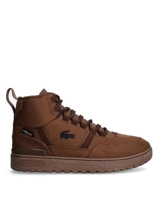 Lacoste Brown T-clip Winter Sneakers for men