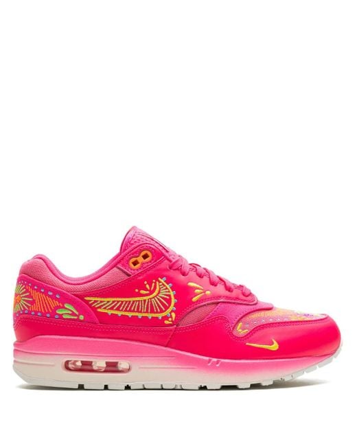 Nike Pink Air Max 1 Prm "Dia De Muertos" Sneakers