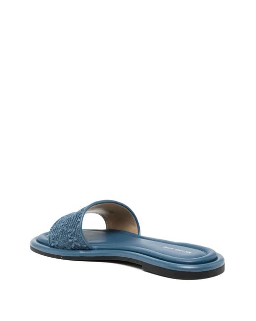 MICHAEL Michael Kors Blue Dana Denim Sandals