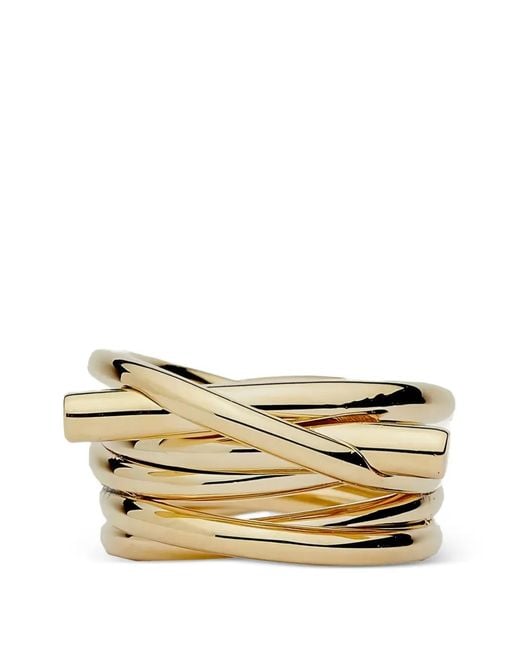 Ferragamo Metallic Gancini Ring