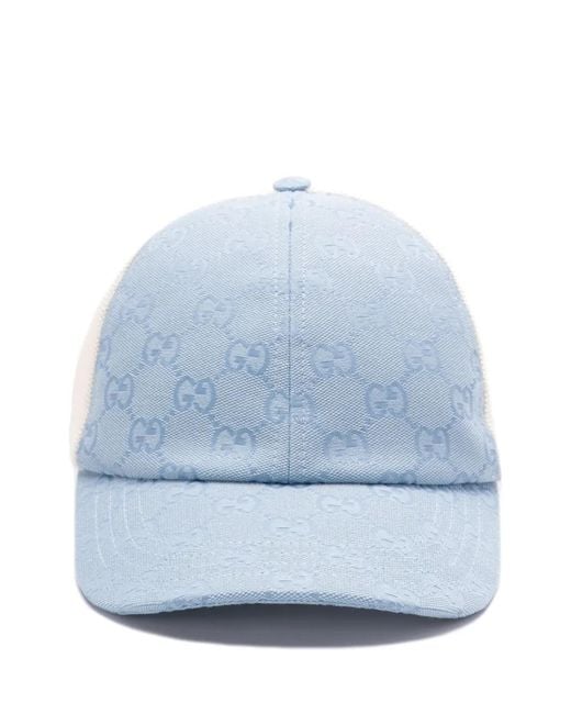 Gucci Blue Gg Supreme Cap for men