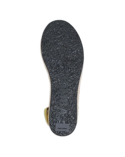 Bimba Y Lola Yellow Ruched Leather Sandals