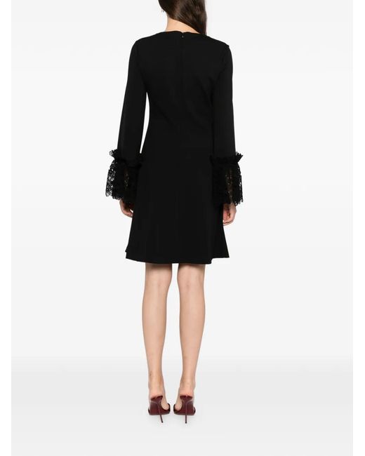 Saiid Kobeisy Black Lace Short Dress