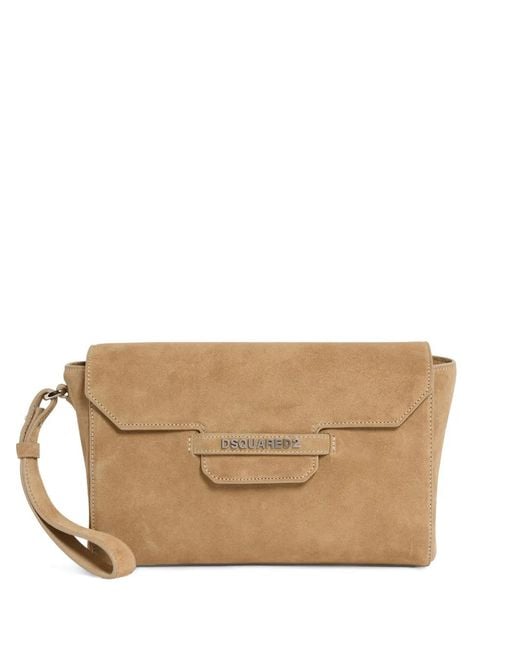 DSquared² Natural Twin Top-Handle Clutch Bag for men