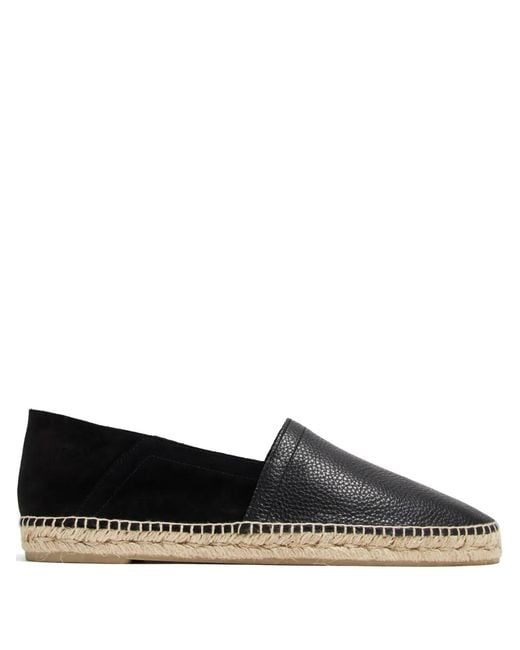 Castaner Black Suede Panel Flat Shoes for men