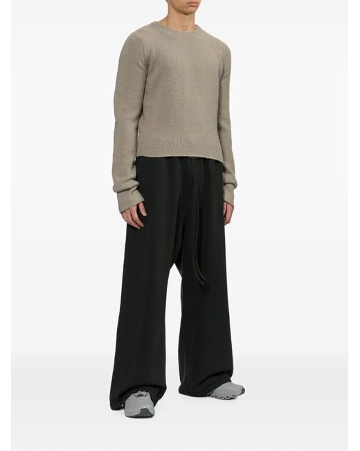 Rier Natural Bouclé Wool Sweater for men