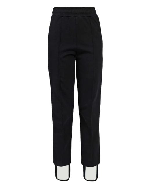 Vetements Black Elasticated Stirrup-Straps Track Pants