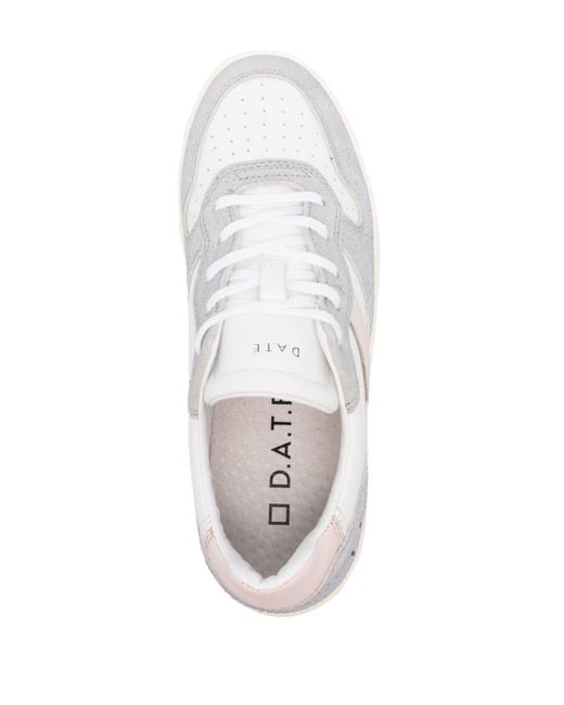 Date White Court Sneakers